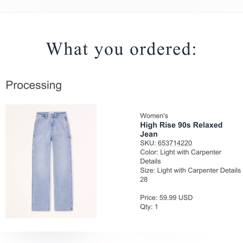Abercrombie & Fitch 90s Relaxed Jeans